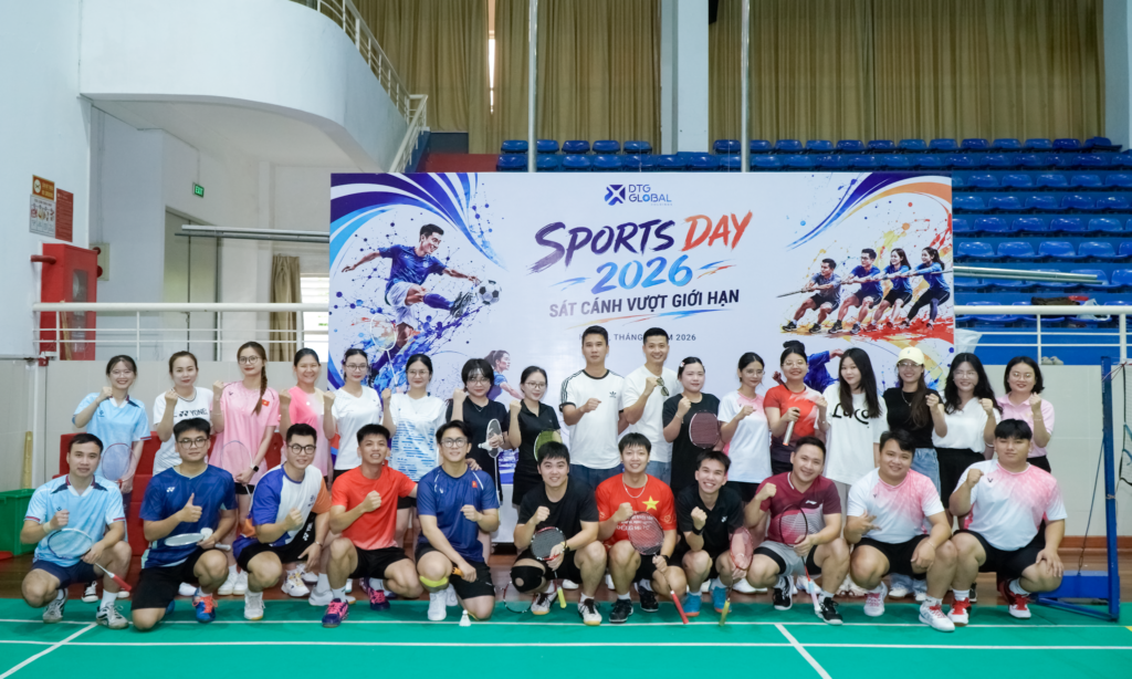 DTG Sports Day 2026: Sát Cánh Vượt Giới Hạn – Nơi Kết Nối Sức Mạnh Tập thể